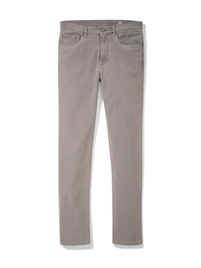 Faherty Stretch Terry 5-pocket Pants (34" Inseam) In Iron