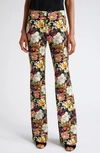 ALICE AND OLIVIA BRYNLEE FLORAL BOOTCUT trousers