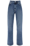 Loulou Studio + Net Sustain Wular High-rise Straight-leg Organic Jeans In Blue