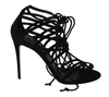 DOLCE & GABBANA Dolce & Gabbana Suede Strap Stilettos Women's Sandals