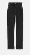 Re/done 70s Stove Pipe Jeans In Black