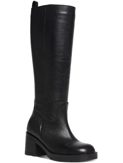 Steve Madden Womens Gyrate Leather Tall Knee-High Boots