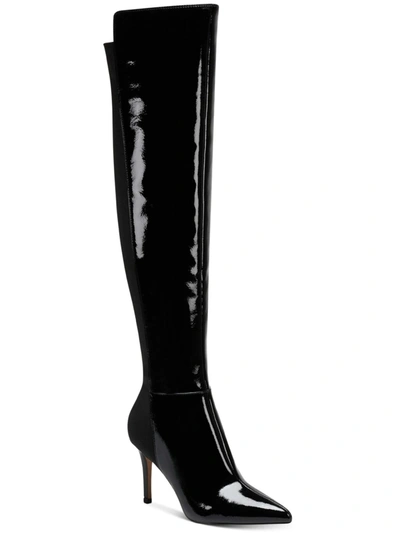 Jessica Simpson Amriena Womens Stiletto Over-the-knee Boots In Black