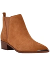 MARC FISHER MADY WOMENS SUEDE HEEL CHELSEA BOOTS