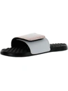 Islide Mantra Slide Womens Faux Leather Slip On Slide Sandals In Multi
