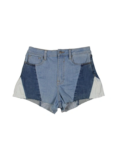 Driftwood Womens Denim High Rise Cutoff Shorts In Blue