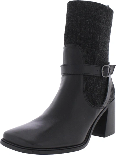Sam Edelman Marci Womens Leather Sock Ankle Boots In Multi