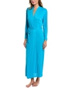 Natori Aphrodite Wrap Robe In Heather Aurora Blue