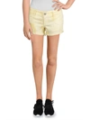 BLACK ORCHID BLACK STAR WOMENS LOW RISE CUT OFF SHORTS
