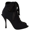 DOLCE & GABBANA Dolce & Gabbana Stretch Short Ankle Boots Women's Shoes