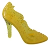 DOLCE & GABBANA Dolce & Gabbana Floral Crystal CINDERELLA Heels Women's Shoes