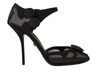 DOLCE & GABBANA Dolce & Gabbana Mesh Ankle Strap Stiletto Pumps Women's Shoes