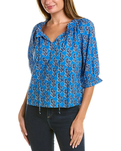 Ro's Garden Delfina Shirt In Blue