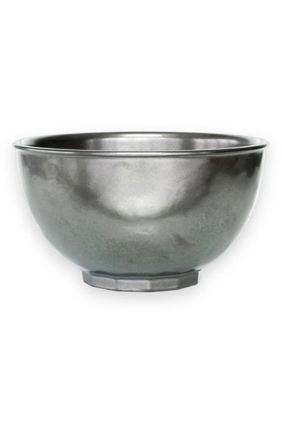 Juliska Pewter Stoneware Cereal/ice Cream Bowl