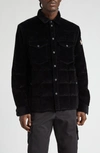 MONCLER GELT QUILTED STRETCH CORDUROY DOWN SHACKET