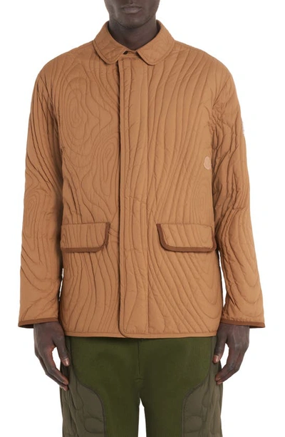 Moncler Genius Doron Jacket In Open Brown