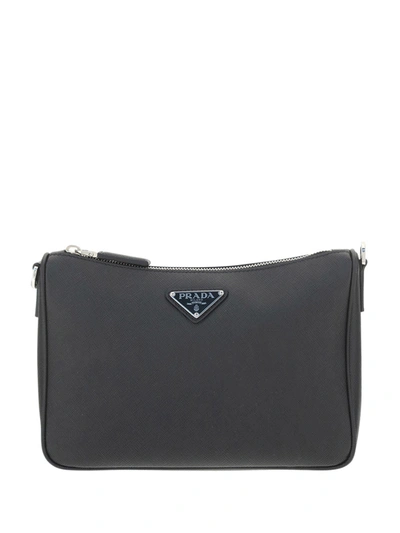 Prada Bandoliera Bag In Nero