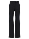 Moschino Straight-leg Pants With Front Pleat In Stretch Viscose