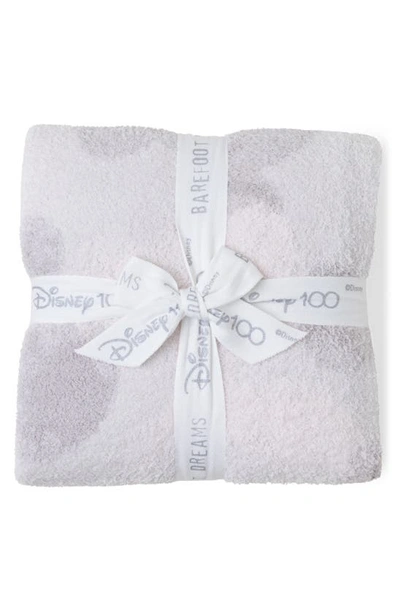 Barefoot Dreams Cozychic Disney Mickey Mouse Stamped Stroller Blanket In Almond Multi