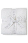 Barefoot Dreams Cozychic Stroller Blanket In Pearl