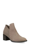Eileen Fisher Bayo Leather Booties In Drizzle