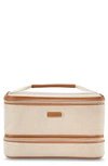 Stephanie Johnson Tropea Ivory Jenny Train Cosmetics Case In Ivory