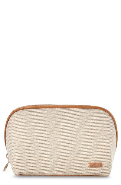 STEPHANIE JOHNSON STEPHANIE JOHNSON TROPEA IVORY LOLA MAKEUP BAG