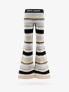 Palm Angels Women Striped Trouser With Lurex Effect In Multicolor