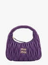 Miu Miu "hobo Miu Wander" Bag In Purple