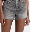 Re/done '50s Cutoff Mid Rise Cotton Denim Shorts In Multi