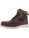 LEVI'S DAWSON 2.0 MENS LEATHER ROUND TOE ANKLE BOOTS
