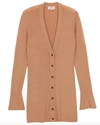 L AGENCE LONG CARDIGAN IN PALE PEACH