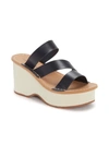 LUCKY BRAND MIMYA WOMENS LEATHER OPEN TOE WEDGE SANDALS