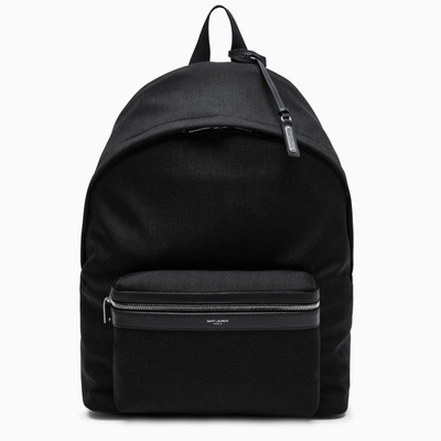 Saint Laurent City Backpack In Black