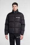 PALM ANGELS PALM ANGELS PUFFER IN BLACK POLYAMIDE