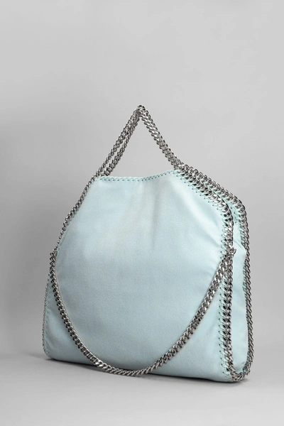 Stella Mccartney Tote In Cyan Polyester In Multicolor
