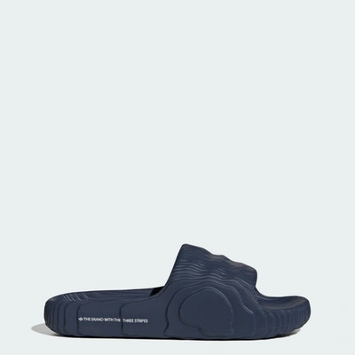 Adidas Originals Adilette 22 Slide Sandals In Blue