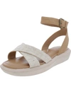 Naturalizer Jamila Womens Faux Leather Ankle Strap Wedge Sandals In Multi