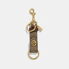 COACH OUTLET TRIGGER SNAP BAG CHARM IN SIGNATURE CANVAS