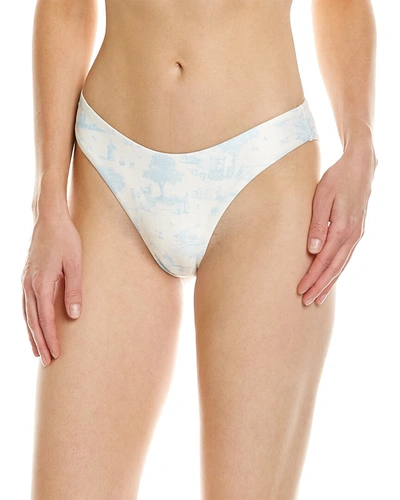 Weworewhat Classic Scoop Bikini Bottom In White