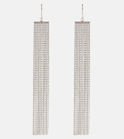 Isabel Marant Embellished Drop Earrings In Silver