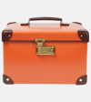 Globe-trotter Centenary Vanity Case In Orange Brown
