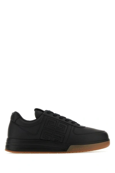 Givenchy G4 Leather Sneakers In Black