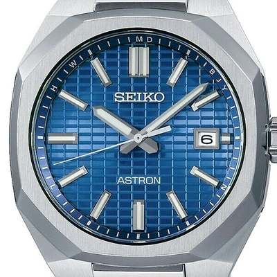 Pre-owned Seiko Astron Sbxy061 Nexter Blue Dial Titanium Radio Solar Men Watch 2023 Japan