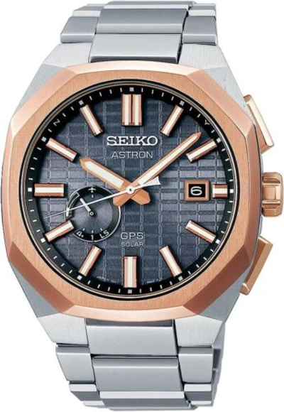 Pre-owned Seiko Astron Sbxd014 Nexter Titanium Gps Radio Solar Watch Men Japan