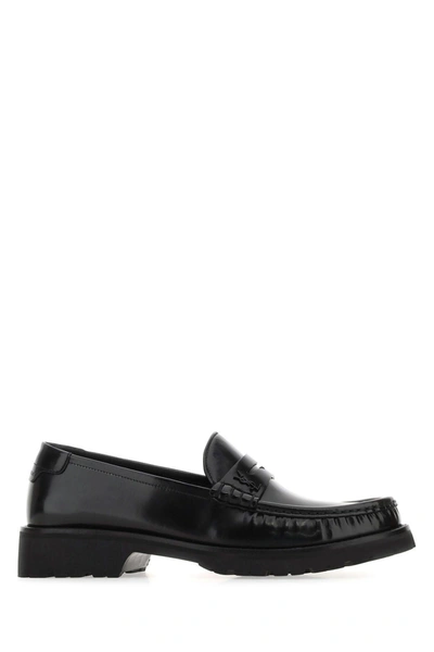 Saint Laurent Man Loafer Man Black Loafers