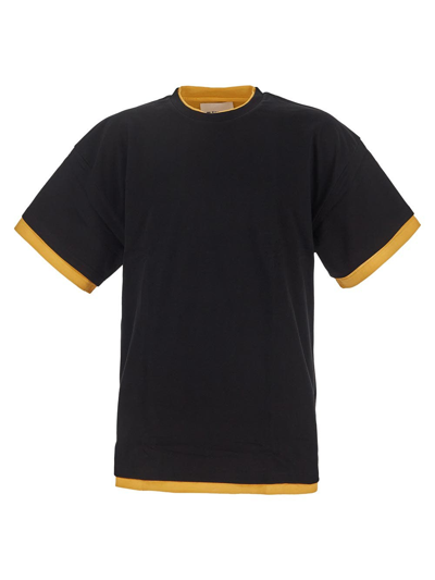 Jil Sander Black Cotton T-shirt