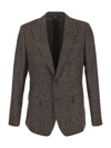 DOLCE & GABBANA SINGLE-BREASTED FELTED JACKET,G2NW0TFQMKDS8101