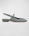 Vince Venice Slingback Flat In Seastone