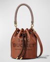 Marc Jacobs The Leather Bucket Bag In Argan Oil